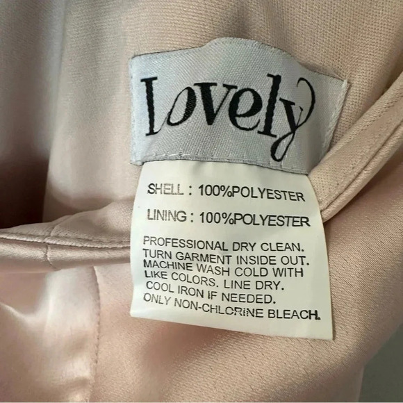 Lovely Maddie Lux Charm Cameo One Shoulder Satin Maxi Dress Size 10R NWOT - Picture 5 of 9